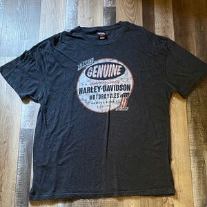 Harley-Davidson Men's Charcoal Graphic Tee